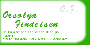 orsolya findeisen business card